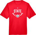 Performance Short Sleeves - USYS KY State Cup (w1/2) 2026 (White & Navy Main Logo)