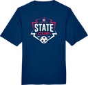 Performance Short Sleeves - USYS KY State Cup (w1/2) 2026 (White & Navy Main Logo)