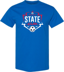 Short Sleeves - USYS KY State Cup (w1/2) 2026 (White & Navy Main Logo)