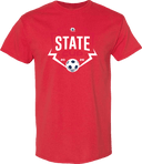 Short Sleeves - USYS KY State Cup (w1/2) 2026 (White & Navy Main Logo)