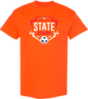 Short Sleeves - USYS KY State Cup (w1/2) 2026 (White & Navy Main Logo)