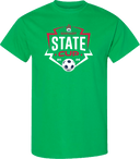 Short Sleeves - USYS KY State Cup (w1/2) 2026 (White & Navy Main Logo)