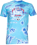 Tie-Dye Short Sleeves - USYS KY State Cup (w1/2) 2026 (White & Navy Main Logo)