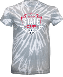 Tie-Dye Short Sleeves - USYS KY State Cup (w1/2) 2026 (White & Navy Main Logo)
