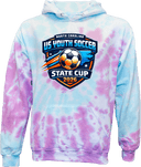 Tie-Dye Hoodies - USYS NC State Cup (w1/3) 2026 (Main Logo)