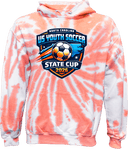 Tie-Dye Hoodies - USYS NC State Cup (w1/3) 2026 (Main Logo)