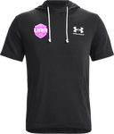 Under Armour Rival Terry Short-sleeve Hoodie - Girls UAA Session I 2026 (Bubblegum pink)