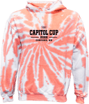 Tie-Dye Hoodies - Seacoast Capitol Cup Tournament 2026 (Black Wordmark)