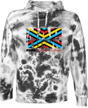 Under Armour Rival Fleece Hoodie Tie-Dye - Naptown National Challenge 2026 (wordmark - stripes)