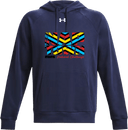 Under Armour Rival Fleece Hoodie - Naptown National Challenge 2026 (wordmark - stripes)