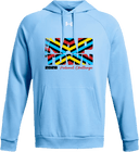 Under Armour Rival Fleece Hoodie - Naptown National Challenge 2026 (wordmark - stripes)