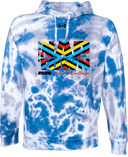 Under Armour Rival Fleece Hoodie Tie-Dye - Naptown National Challenge 2026 (wordmark - stripes)