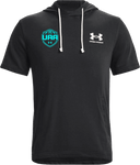 Under Armour Rival Terry Short-sleeve Hoodie - Girls UAA Session I 2026 (Bright Aqua)
