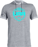Under Armour Stadium Short Sleeve Hoodie - Girls UAA Session I 2026 (Bright Aqua)