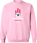 Crew Sweatshirt - USYS IN State Cup (w1/2) 2026 (White & Red)