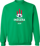 Crew Sweatshirt - USYS IN State Cup (w1/2) 2026 (White & Red)