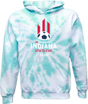 Tie-Dye Hoodies - USYS IN State Cup (w1/2) 2026 (White & Red)