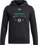 Under Armour Team Icon Fleece Hoodie - Best Of The West Showcase 2026 (Collegaint Shield)
