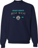 Crew Sweatshirt - Best Of The West Showcase 2026 (Collegaint Shield)