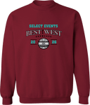 Crew Sweatshirt - Best Of The West Showcase 2026 (Collegaint Shield)