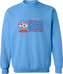 Crew Sweatshirt - Middle School Socceramma 2026 (Red & Blue)