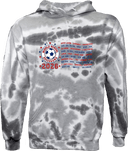 Tie-Dye Hoodies - Middle School Socceramma 2026 (Red & Blue)