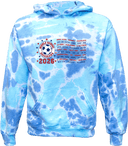 Tie-Dye Hoodies - Middle School Socceramma 2026 (Red & Blue)