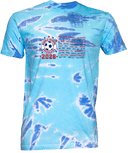 Tie-Dye Short Sleeves - Middle School Socceramma 2026 (Red & Blue)