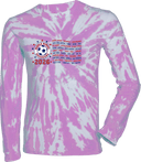 Tie-Dye Long Sleeves - Middle School Socceramma 2026 (Red & Blue)