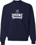 Crew Sweatshirt - JROTC Drone Championship 2026 (Full White)