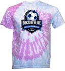 Tie-Dye Short Sleeves - 13th Annual Soccer Elite Showcase 2027 (Dark Blue)
