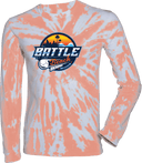 Tie-Dye Long Sleeves - PVSC Battle At The Beach 2026 (Horizontal Navy Script)