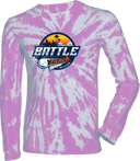 Tie-Dye Long Sleeves - PVSC Battle At The Beach 2026 (Horizontal Navy Script)