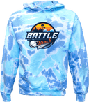 Tie-Dye Hoodies - PVSC Battle At The Beach 2026 (Horizontal Navy Script)
