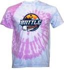 Tie-Dye Short Sleeves - PVSC Battle At The Beach 2026 (Horizontal Navy Script)