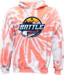 Tie-Dye Hoodies - PVSC Battle At The Beach 2026 (Horizontal Navy Script)