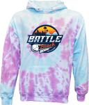 Tie-Dye Hoodies - PVSC Battle At The Beach 2026 (Horizontal Navy Script)
