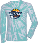 Tie-Dye Long Sleeves - PVSC Battle At The Beach 2026 (Horizontal Navy Script)