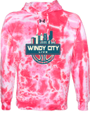 Under Armour Rival Fleece Hoodie Tie-Dye - Windy City Live 2026 (City Aesthetic)