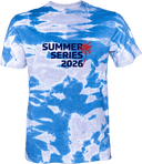 Under Armour Athletics Short Sleeve Tie-Dye - USA Football Summer Series 2026 (Navy - Palm - Horizontal)