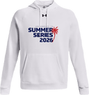 Under Armour Rival Fleece Hoodie - USA Football Summer Series 2026 (Navy - Palm - Horizontal)