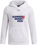 Under Armour Team Icon Fleece Hoodie - USA Football Summer Series 2026 (Navy - Palm - Horizontal)
