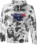 Under Armour Rival Fleece Hoodie Tie-Dye - USA Football Summer Series 2026 (Navy - Palm - Horizontal)