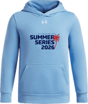 Under Armour Team Icon Fleece Hoodie - USA Football Summer Series 2026 (Navy - Palm - Horizontal)