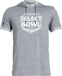 Under Armour Stadium Short Sleeve Hoodie - USA Football Summer Series-2026 (All White S.B.)