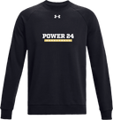 Under Armour Rival Fleece Crew - Power 24 Session I 2026 (Two-Tier Parallel Bar Logo)
