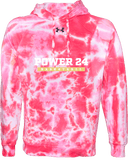 Under Armour Rival Fleece Hoodie Tie-Dye - Power 24 Session I 2026 (Two-Tier Parallel Bar Logo)