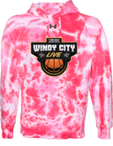 Under Armour Rival Fleece Hoodie Tie-Dye - Windy City Live 2026 (Main Logo)