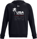 Under Armour Rival Fleece Hoodie - USA Football Summer Series 2026 (White - Palm Tree)