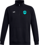 Under Armour Rival Fleece ¼ Zip - Girls UAA Session I 2026(Electric Cyan)